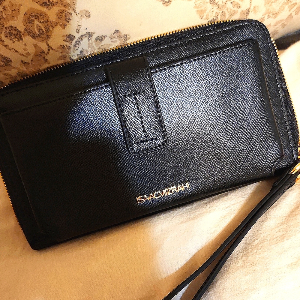 Issac Mizrahi Large Wristlet & Phone Case NWOT